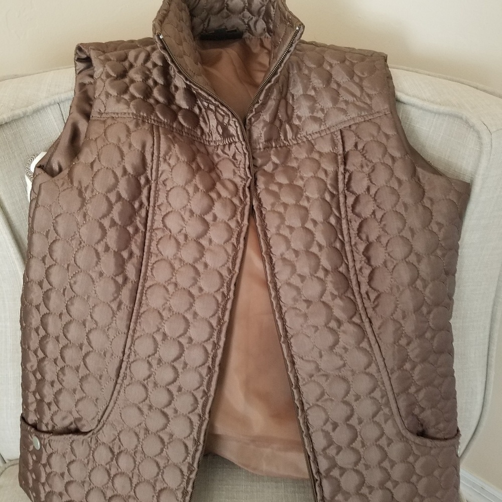 Jane Ashley Chocolate Vest